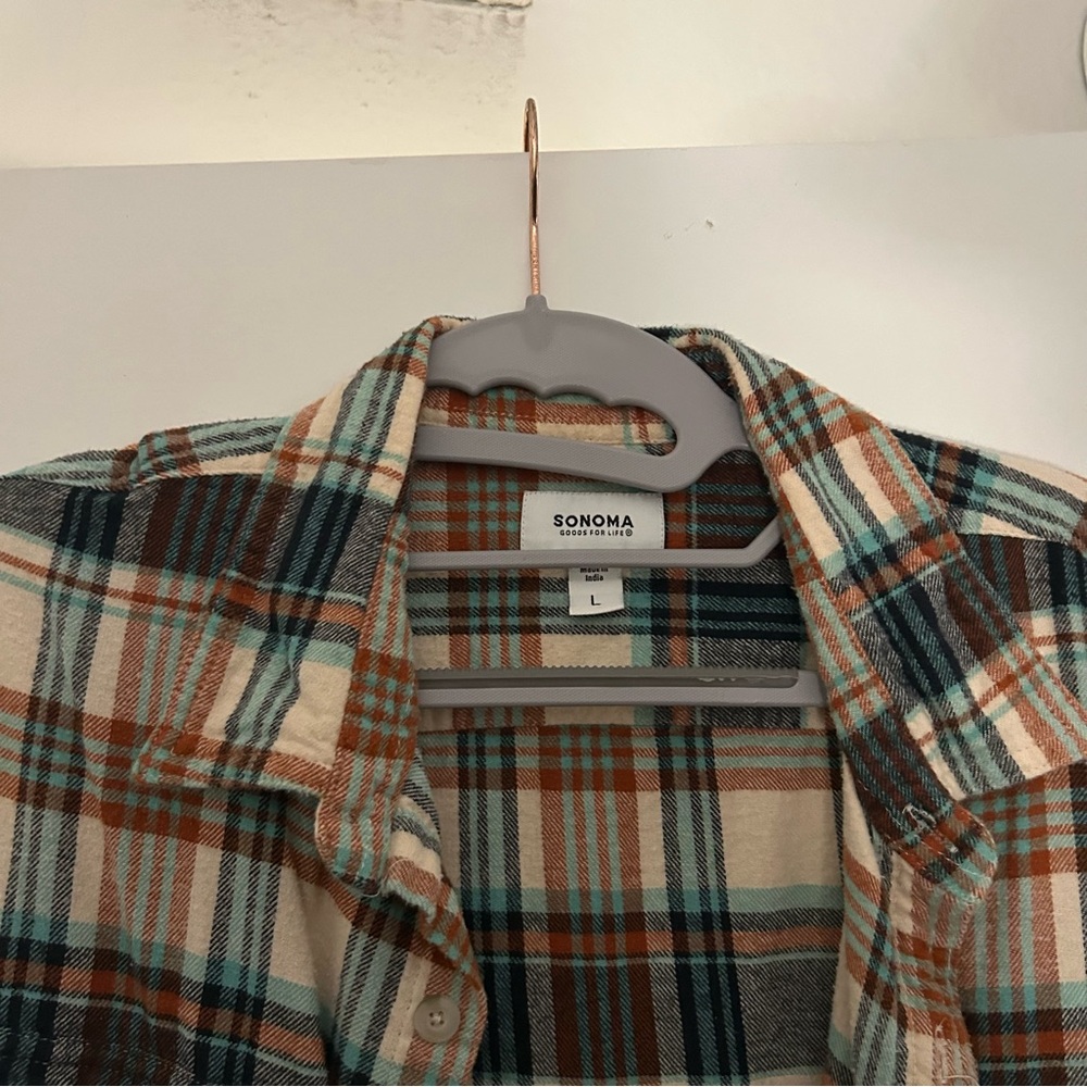 Men's Plaid Shirt - Multicolor - Picture 3 of 3
